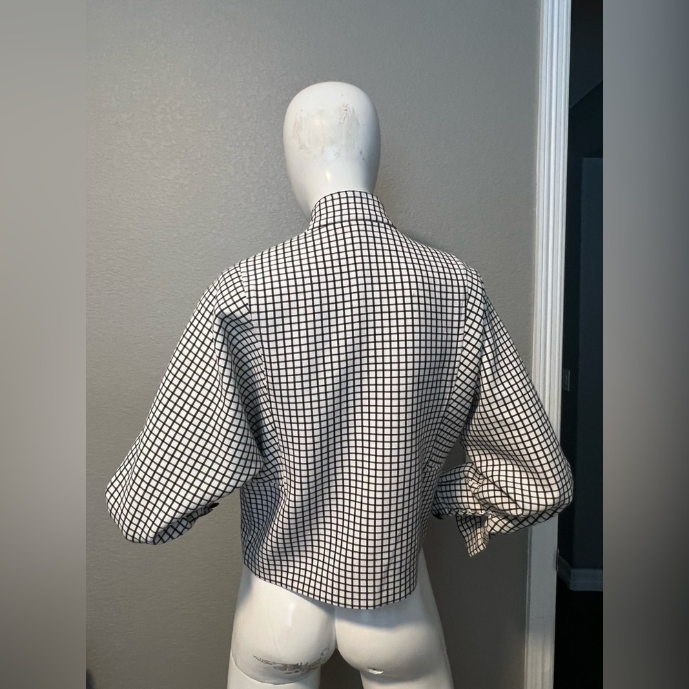 CAbi Osaka Nights Window Pane Blazer size XS - Picture 6 of 9